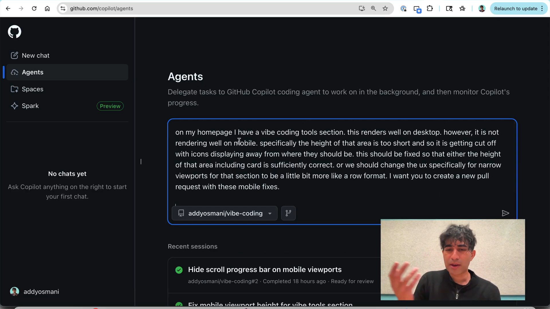 Agent Mobile Bug Fix