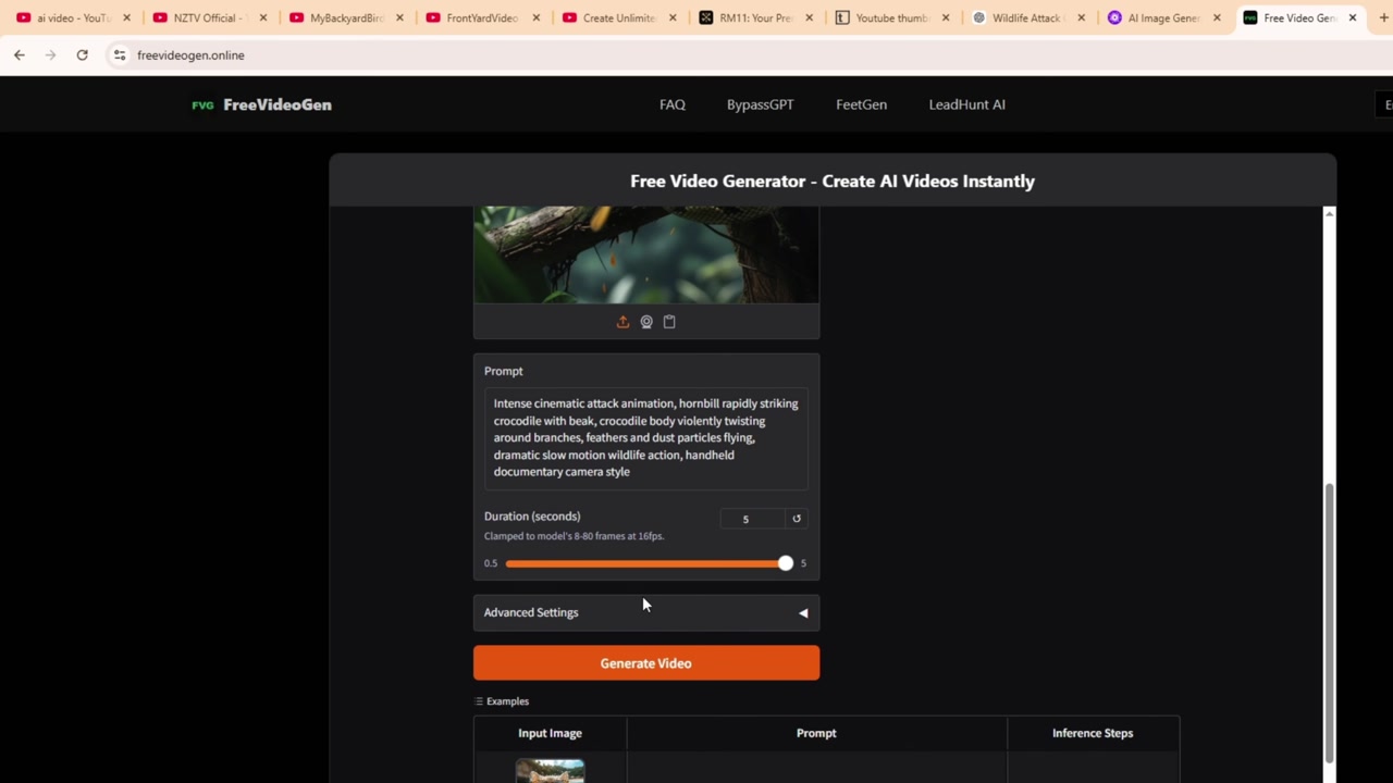 Generate AI Videos