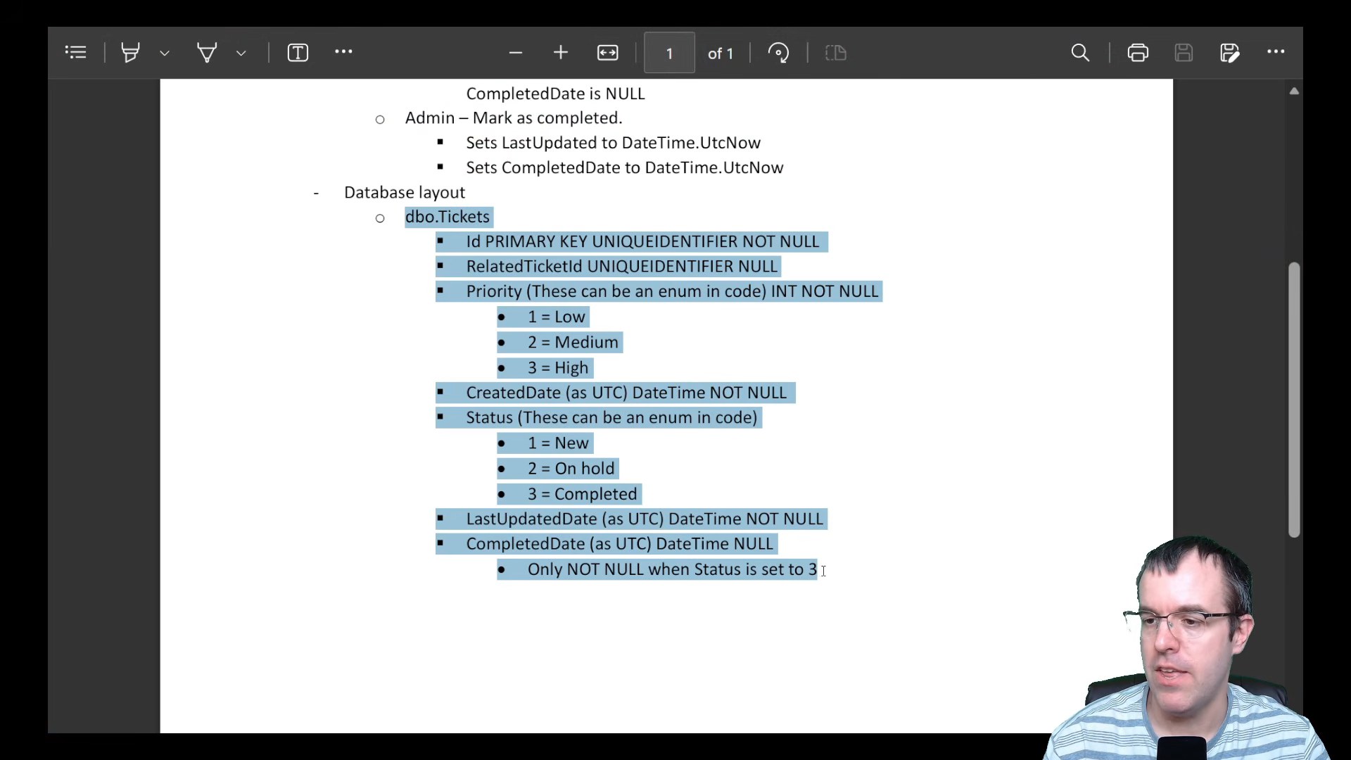 Completing the Database Setup