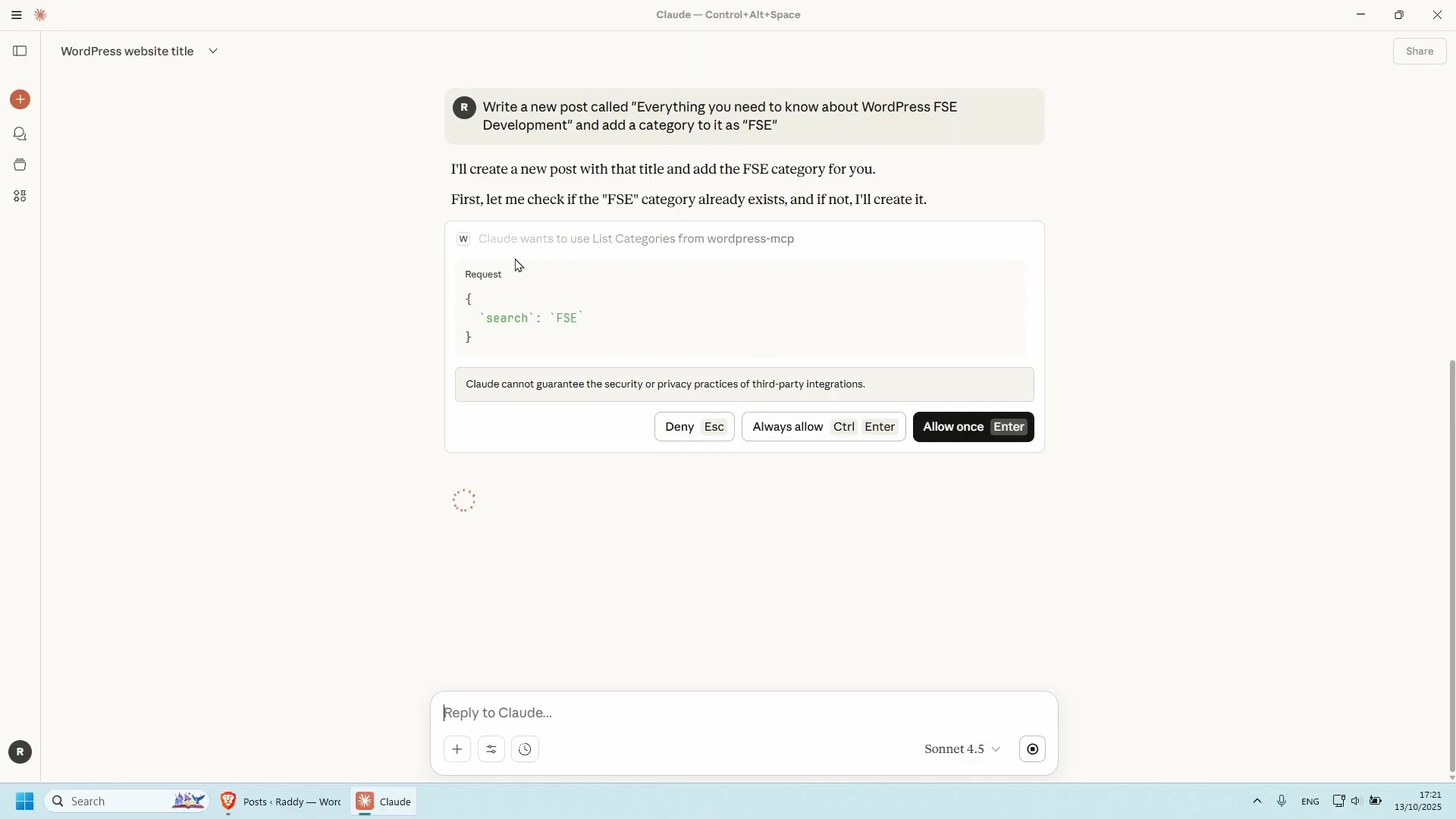 MCP Functionality Demo